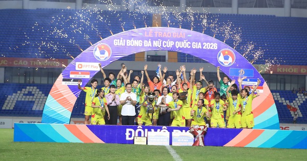 Chủ tịch VFF chúc mừng CLB nữ TP.HCM vô địch Cúp quốc gia 2026 - hình ảnh - nohu90bet.vip