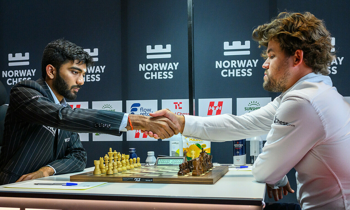 Carlsen gieo sầu cho Vua cờ Gukesh ở siêu giải Na Uy - hình ảnh - nohu90bet.vip
