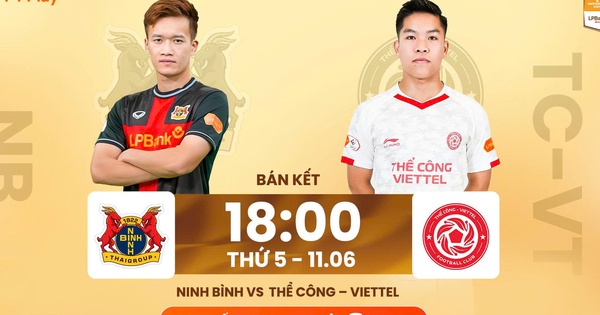 NOHU90 baccarat và trận cầu đỉnh cao: Ninh Bình vs Thể Công Viettel tại bán kết Cúp QG - hình ảnh - nohu90bet.vip